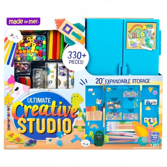 🆕Made By Me Ultimate Creative Studio DIY Craft Kit W/ Storage Case 330+ Pieces - Picture 1 of 6